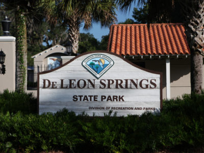 DeLeon Springs State Park Entry