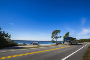 The Coastal Trail portion of the Big Bend Scenic Byway along U.S. Highway 98 at Leonard's Landing on Alligator Harbor. COLIN HACKLEY PHOTO