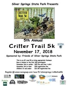 5th Annual 2018 Critter Trail 5k