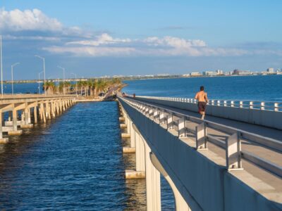 Recreational trail along the byway
