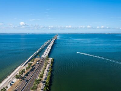 The byway crosses the Tampa Bay
