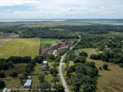 Agricultural aerial of Green Mountain Scenic Byway