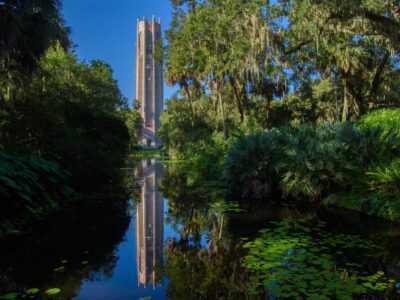 Bok Tower reflecting pond