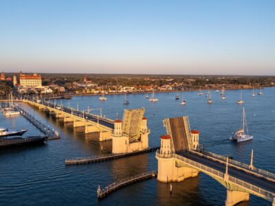 Bridge of Lions opens for boats to pass