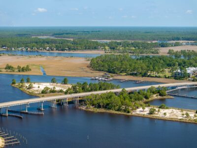 Carrabelle aerial view