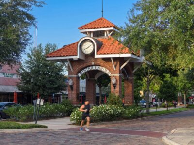 Clock Tower in downtown Winter Garden