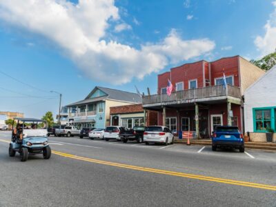 Cruising downtown Apalachicola