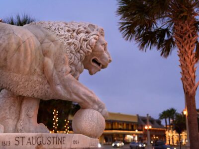 Entrance to the Bridge of Lions