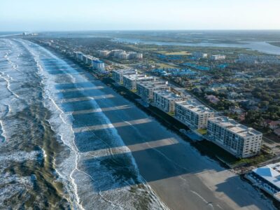 Shadows on the North Turn in Daytona Beach