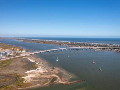 Vilano Causeway aerial