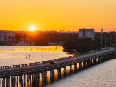 Anna Maria Island Bridge sunset