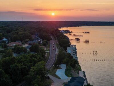 Byway sunset