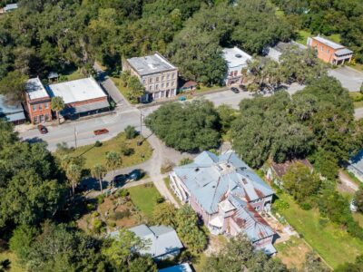 Historic Micanopy aerial