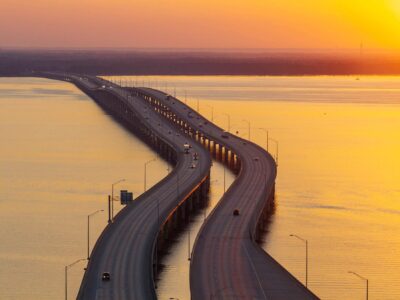 Sunrise view from the bluffs