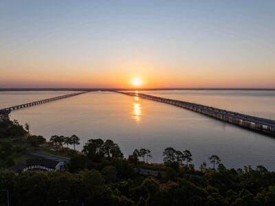 Sunrise view from the byway