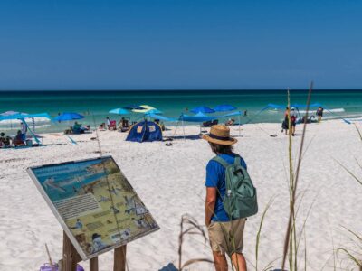 Topsail Preserve State Park white sand beach
