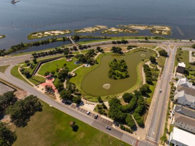 Veterans Memorial Park aerial