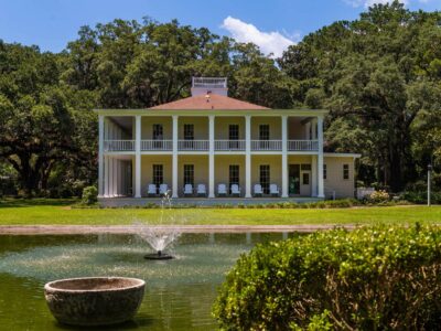Wesley House fountain