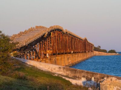 Bahia Honda Bridge at sunset