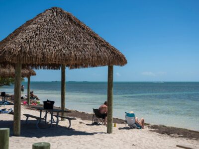 Veteran's Memorial Beach picnic shelters