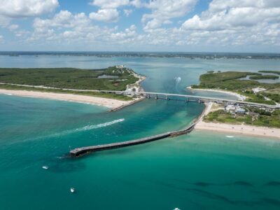 Boats at Sebastian Inlet
