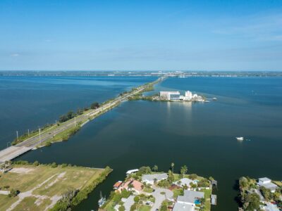 Cocoa Beach aerial