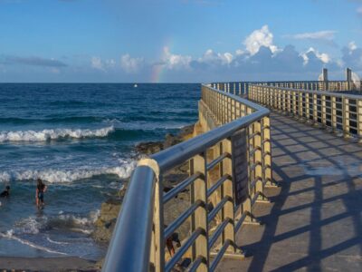 Sebastian Inlet pier and beach